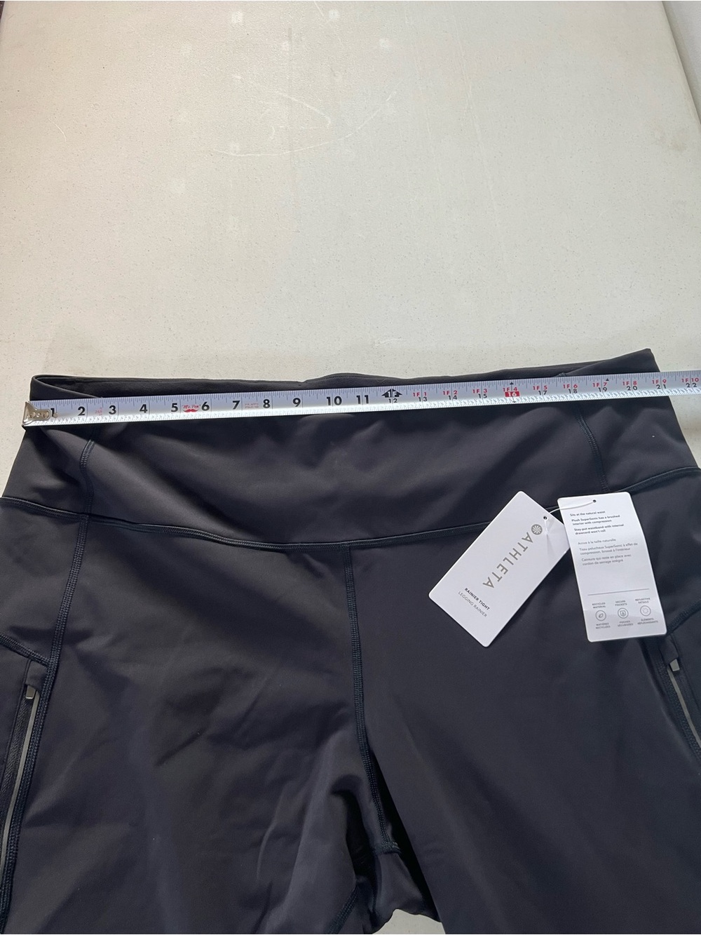 NWT Athleta Rainier Tight High Rise Legging - Black (Size 3X) - Picture 5 of 10